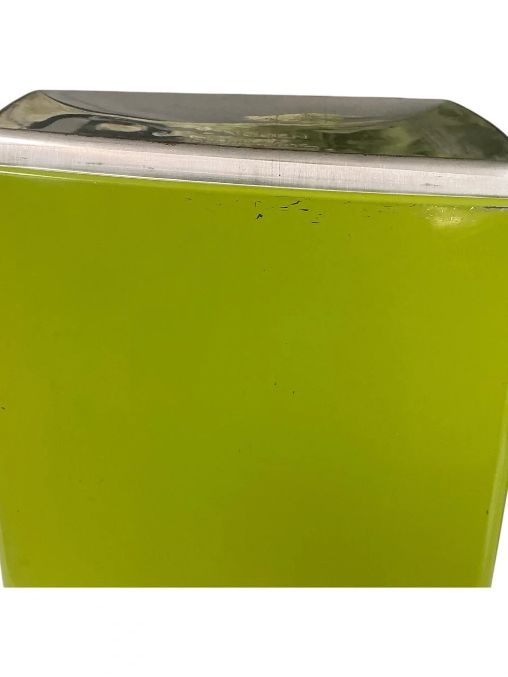 Vintage 1960s avocado green Lincoln Beautyware Cannister Set of 4 USA